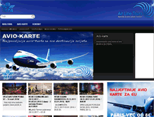 Tablet Screenshot of airlinetours.ba